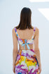 COLORFUL FLORAL CROP TOP - Barrus London